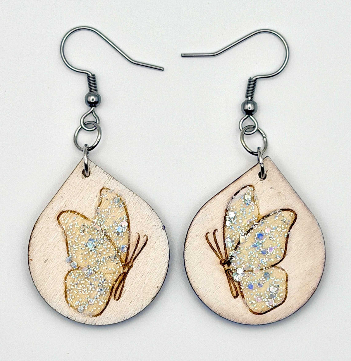 Butterfly Teardrop Statement Earrings - Stella Luca Creations